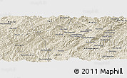 Shaded Relief Panoramic Map of Chomphet