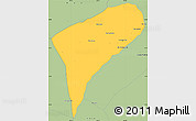 Savanna Style Simple Map of Chomphet