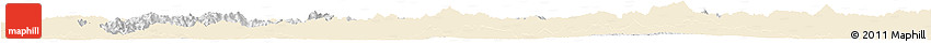 Classic Style Horizon Map of Luang Prabang, single color outside
