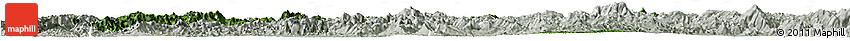 Satellite Horizon Map of Luang Prabang, lighten, semi-desaturated