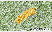 Savanna Style 3D Map of Luang Prabang