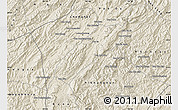 Shaded Relief Map of Luang Prabang