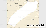 Classic Style Simple Map of Luang Prabang