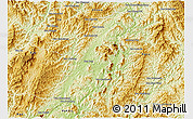 Physical 3D Map of Nam Bak