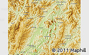 Physical Map of Nam Bak