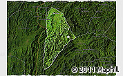 Satellite 3D Map of Nane, darken