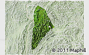 Satellite 3D Map of Nane, lighten