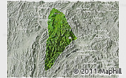 Satellite 3D Map of Nane, lighten, semi-desaturated