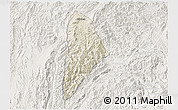 Shaded Relief 3D Map of Nane, lighten