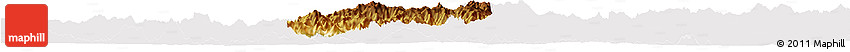 Physical Horizon Map of Nane, cropped outside