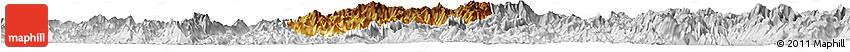 Physical Horizon Map of Nane, lighten, desaturated