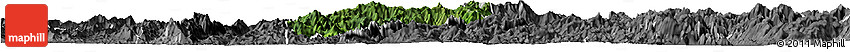 Satellite Horizon Map of Nane, desaturated