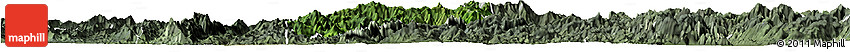 Satellite Horizon Map of Nane, semi-desaturated
