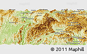 Physical Panoramic Map of Nane