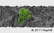 Satellite Panoramic Map of Nane, desaturated