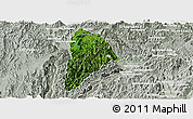 Satellite Panoramic Map of Nane, lighten, semi-desaturated