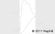 Blank Simple Map of Nane, cropped outside