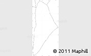 Blank Simple Map of Nane, no labels