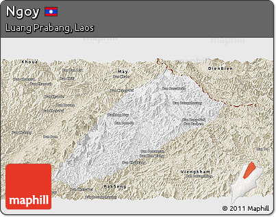 Classic Style Panoramic Map of Ngoy