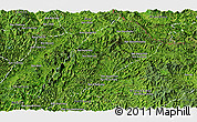 Satellite Panoramic Map of Ngoy