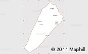 Classic Style Simple Map of Ngoy, cropped outside