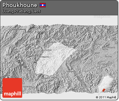 Gray 3D Map of Phoukhoune