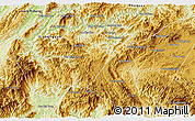 Physical 3D Map of Phoukhoune