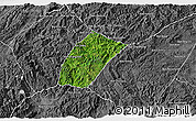 Satellite 3D Map of Phoukhoune, desaturated