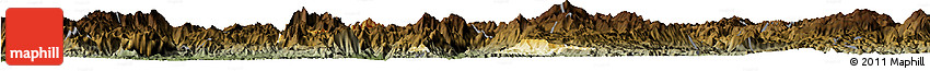 Physical Horizon Map of Phoukhoune, darken