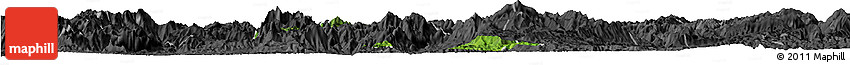 Satellite Horizon Map of Phoukhoune, darken, desaturated