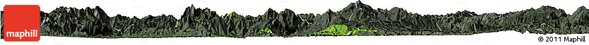 Satellite Horizon Map of Phoukhoune, darken, semi-desaturated