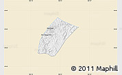 Classic Style Map of Phoukhoune, single color outside