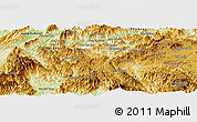 Physical Panoramic Map of Phoukhoune