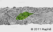 Satellite Panoramic Map of Phoukhoune, lighten, desaturated