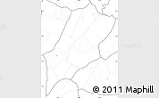 Blank Simple Map of Luang Prabang, no labels