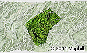 Satellite 3D Map of Xiengngeun, lighten