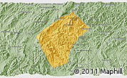 Savanna Style 3D Map of Xiengngeun