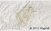 Shaded Relief 3D Map of Xiengngeun, lighten