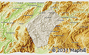 Shaded Relief 3D Map of Xiengngeun, physical outside