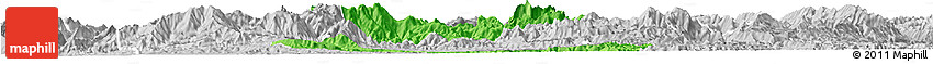 Political Horizon Map of Xiengngeun, lighten, desaturated