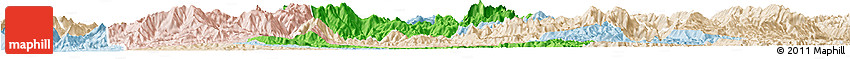 Political Horizon Map of Xiengngeun, lighten