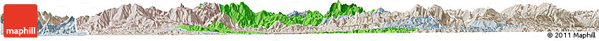Political Horizon Map of Xiengngeun, lighten, semi-desaturated