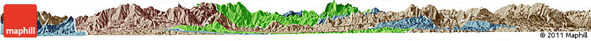 Political Horizon Map of Xiengngeun, semi-desaturated