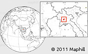 Blank Location Map of Xiengngeun
