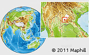 Physical Location Map of Xiengngeun, highlighted parent region
