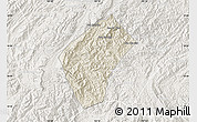Shaded Relief Map of Xiengngeun, lighten
