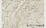 Shaded Relief Map of Xiengngeun