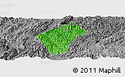 Political Panoramic Map of Xiengngeun, desaturated