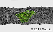 Satellite Panoramic Map of Xiengngeun, desaturated
