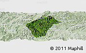 Satellite Panoramic Map of Xiengngeun, lighten